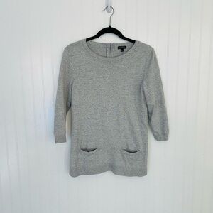 Talbots Heather gray sweater- SP